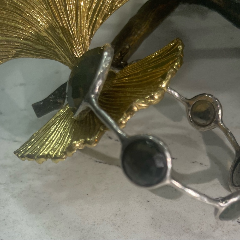 Ippolita Silver Bracelet with Green Stone - Picture 6 of 15